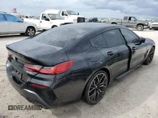 2023 BMW 8 Series 840i with VIN WBAGV2C09PCN00848, listed as a Copart auction lot 74784264 with 0 mi miles and Non Repairable. Bid and sale history available at carsss.com. Image 3.