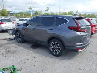 2022 Honda CR-V EX-L with VIN 2HKRW1H84NH406962, listed as a IAAI auction lot 41607553 with 84,559 mi miles. Bid and sale history available at carsss.com. Image 3.