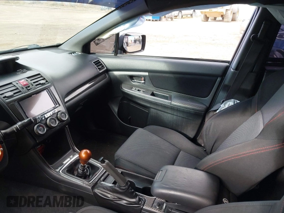 2015 Subaru WRX with VIN JF1VA1A65F9818409, listed as a IAAI auction lot 40895247 with 73,273 mi miles. Bid and sale history available at carsss.com. Image 5.
