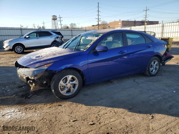 2023 Hyundai Elantra SE with VIN KMHLL4AG5PU632448, listed as a Copart auction lot 87399904 with 33,027 mi miles and Salvage Title. Bid and sale history available at carsss.com. Image 1.