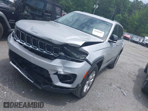 2023 Jeep Grand Cherokee Limited z VIN 1C4RJGBG1PC587289, wystawiony jako IAAI lot #42496587 z przebiegiem 75 292 mil mil oraz . Historia ofert i sprzedaży dostępna na DreamBid. Obrazek 17.