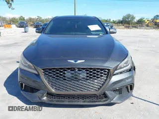 2020 Genesis G80 3.8L with VIN KMTFN4JE9LU332627, listed as a IAAI auction lot 41155598 with 70,070 mi miles. Bid and sale history available at carsss.com. Image 12.