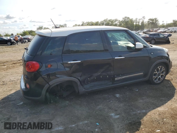 2016 FIAT 500L Trekking with VIN ZFBCFADH3GZ038039, listed as a Copart auction lot 70144554 with 97,598 mi miles and Salvage Title. Bid and sale history available at carsss.com. Image 3.