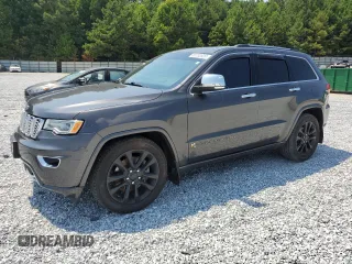2018 Jeep Grand Cherokee Overland z VIN 1C4RJFCT4JC315896, wystawiony jako Copart lot #60753924 z przebiegiem 73 847 mil mil oraz Szkoda całkowita • Salvage title. Historia ofert i sprzedaży dostępna na DreamBid. Obrazek 1.