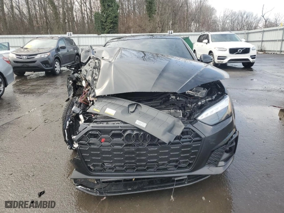2024 Audi S5 Sportback Premium with VIN WAUA4CF51RA077171, listed as a Copart auction lot 86440434 with 0 mi miles and Salvage Title. Bid and sale history available at carsss.com. Image 5.
