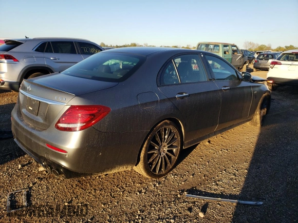 2019 Mercedes-Benz E-Class AMG E 53 with VIN WDDZF6BBXKA612832, listed as a Copart auction lot 72825784 with 42,980 mi miles and Salvage Title. Bid and sale history available at carsss.com. Image 3.