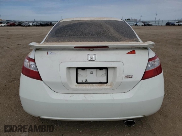 2008 Honda Civic Cpe Si with VIN 2HGFG215X8H708678, listed as a Copart auction lot 49978925 with 143,362 mi miles and Salvage Title. Bid and sale history available at carsss.com. Image 6.