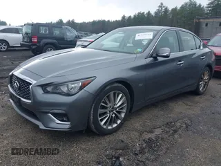 2018 Infiniti Q50 3.0t Luxe with VIN JN1EV7AR5JM434747, listed as a IAAI auction lot 41924244 with 114,634 mi miles. Bid and sale history available at carsss.com. Image 17.