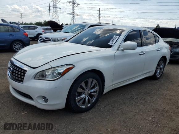 2013 Infiniti M with VIN JN1BY1AP8DM511833, listed as a Copart auction lot 63459025 with 152,722 mi miles and Clean title. Bid and sale history available at DreamBid. Image 1.