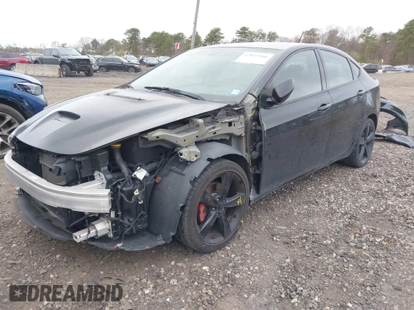 2016 Dodge Dart SXT with VIN 1C3CDFBB6GD704665, listed as a IAAI auction lot 42022266 with 51,867 mi miles and . Bid and sale history available at carsss.com. Image 2.