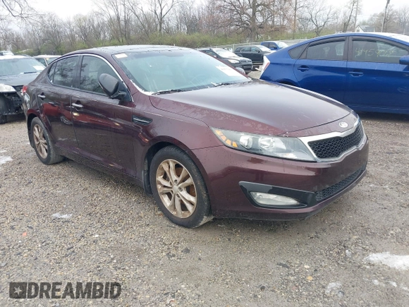 2013 Kia Optima EX with VIN 5XXGN4A74DG111397, listed as a IAAI auction lot 41977063 with 113,571 mi miles. Bid and sale history available at carsss.com. Image 1.