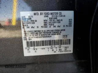2015 Ford Edge Titanium z VIN 2FMTK4K9XFBB50825, wystawiony jako Copart lot #52034965 z przebiegiem 92 029 mil mil oraz Nie do naprawy • Non repairable. Historia ofert i sprzedaży dostępna na DreamBid. Obrazek 13.