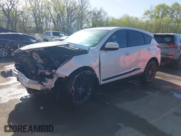 2023 Acura RDX Advance with VIN 5J8TC2H84PL009417, listed as a IAAI auction lot 41996330 with 24,486 mi miles and . Bid and sale history available at DreamBid. Image 18.
