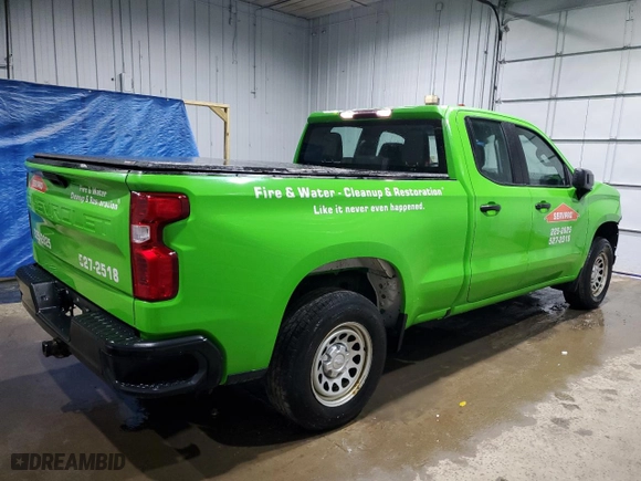 2019 Chevrolet Silverado 1500 Work Truck with VIN 1GCRYAEH1KZ222601, listed as a Copart auction lot 49102385 with 193,244 mi miles and Salvage Title. Bid and sale history available at carsss.com. Image 3.