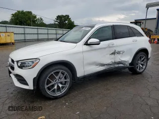 2020 Mercedes-Benz GLC 300 z VIN WDC0G8EB0LF717076, wystawiony jako Copart lot #57860415 z przebiegiem 38 431 mil mil oraz Szkoda całkowita • Salvage title. Historia ofert i sprzedaży dostępna na DreamBid. Obrazek 1.