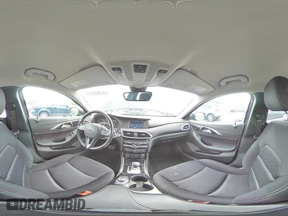 2017 Infiniti QX30 Luxury with VIN SJKCH5CP0HA016228, listed as a Copart auction lot 59368325 with 60,014 mi miles and Salvage title. Bid and sale history available at DreamBid. Image 14.