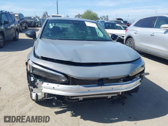 2025 Honda Civic Sport with VIN 2HGFE2F51SH557221, listed as a IAAI auction lot 42344477 with 313 mi miles and . Bid and sale history available at DreamBid. Image 6.