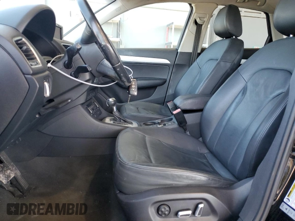 2017 Audi Q3 Premium with VIN WA1ECCFS3HR013012, listed as a Copart auction lot 53105645 with 87,520 mi miles and Clean Title. Bid and sale history available at carsss.com. Image 7.
