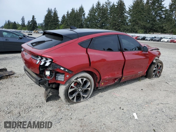 2021 Ford Mustang Mach-E Premium с VIN 3FMTK3SU1MMA10687, выставлен на аукционе Copart как лот 56431015 с пробегом Не указан миль и Списание • Salvage title. История ставок и продаж доступна на DreamBid. Изображение 3.