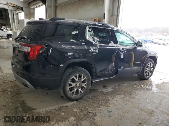 2020 GMC Acadia SLT with VIN 1GKKNULS6LZ132957, listed as a Copart auction lot 44525725 with 140,060 mi miles and Salvage Title. Bid and sale history available at DreamBid. Image 3.