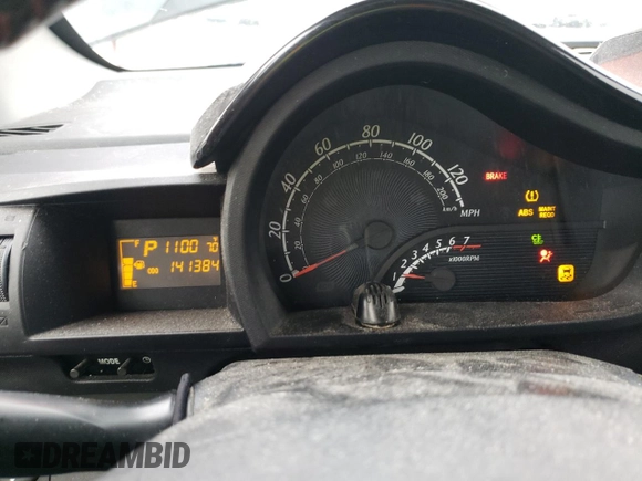 2012 Scion iQ with VIN JTNJJXB07CJ017816, listed as a Copart auction lot 59616355 with 141,384 mi miles and Salvage title. Bid and sale history available at DreamBid. Image 9.