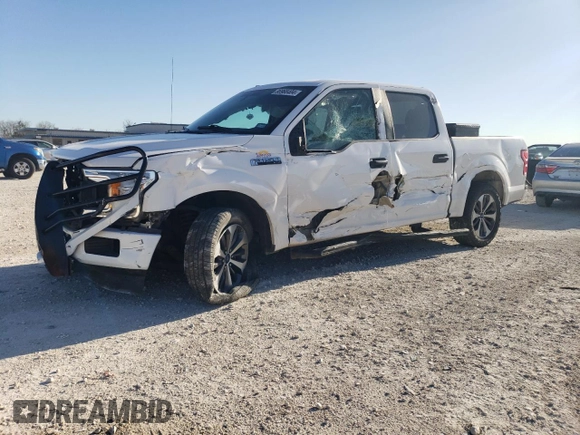 2019 Ford F-150 XL with VIN 1FTEW1C47KKF26805, listed as a Copart auction lot 86968404 with 67,962 mi miles and Salvage Title. Bid and sale history available at DreamBid. Image 1.