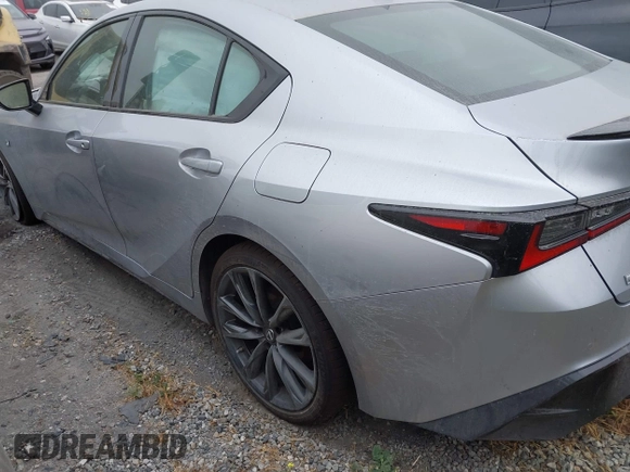 2021 Lexus IS 350 F Sport with VIN JTHGZ1B25M5045922, listed as a IAAI auction lot 42171239 with 43,539 mi miles and . Bid and sale history available at DreamBid. Image 3.