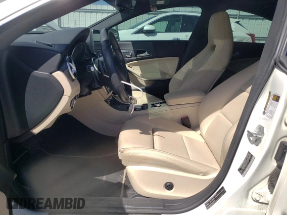 2018 Mercedes-Benz CLA with VIN WDDSJ4GB6JN556618, listed as a Copart auction lot 45758763 with 58,278 mi miles. Bid and sale history available at carsss.com. Image 7.