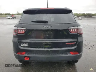 2024 Jeep Compass Trailhawk with VIN 3C4NJDDN6RT104623, listed as a Copart auction lot 57217045 with 15,306 mi miles and Salvage title. Bid and sale history available at DreamBid. Image 6.