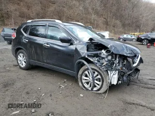 2016 Nissan Rogue S with VIN JN8AT2MV9GW135583, listed as a Copart auction lot 51216385 with 0 mi miles and Salvage Title. Bid and sale history available at carsss.com. Image 4.