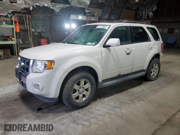 2012 Ford Escape Limited with VIN 1FMCU9EG5CKA70481, listed as a Copart auction lot 54119885 with 97,825 mi miles and Salvage Title. Bid and sale history available at DreamBid. Image 1.
