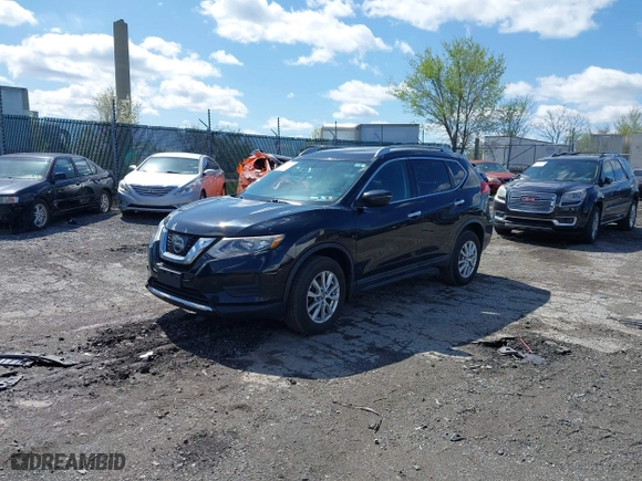2017 Nissan Rogue SV with VIN KNMAT2MV1HP611073, listed as a IAAI auction lot 41974457 with 92,966 mi miles. Bid and sale history available at carsss.com. Image 17.