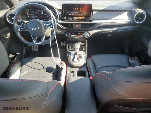 2022 Kia Forte GT with VIN 3KPF44AC0NE443875, listed as a Copart auction lot 49978475 with 13,180 mi miles and Salvage Title. Bid and sale history available at carsss.com. Image 8.