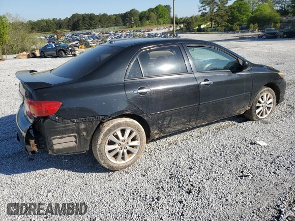 2010 Toyota Corolla with VIN 1NXBU4EE1AZ380397, listed as a Copart auction lot 51631715 with 81,303 mi miles and Salvage Title. Bid and sale history available at carsss.com. Image 3.