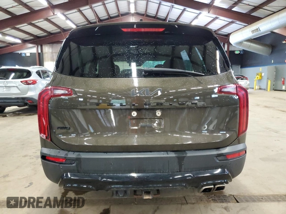 2022 Kia Telluride EX with VIN 5XYP3DHCXNG260175, listed as a Copart auction lot 61352405 with 63,025 mi miles and Clean title. Bid and sale history available at DreamBid. Image 6.