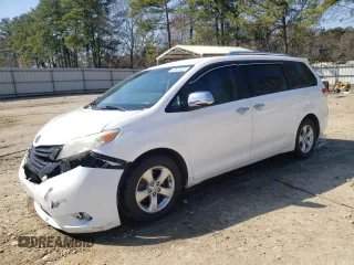 2014 Toyota Sienna L with VIN 5TDZK3DC2ES500950, listed as a Copart auction lot 48524035 with 194,957 mi miles and Salvage Title. Bid and sale history available at carsss.com. Image 1.