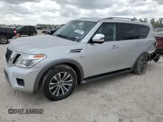 2020 Nissan Armada SL with VIN JN8AY2ND8L9108584, listed as a Copart auction lot 73373393 with 81,045 mi miles. Bid and sale history available at carsss.com. Image 1.