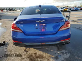 2019 Genesis G70 Advanced with VIN KMTG34LA6KU035057, listed as a Copart auction lot 85473254 with 85,101 mi miles and Non Repairable. Bid and sale history available at DreamBid. Image 6.