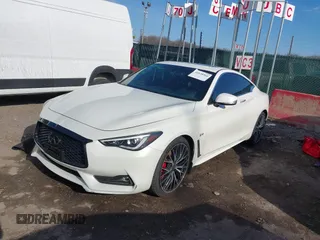2018 Infiniti Q60 RED SPORT 400 with VIN JN1FV7EL6JM630898, listed as a IAAI auction lot 41628560 with 57,224 mi miles. Bid and sale history available at carsss.com. Image 17.