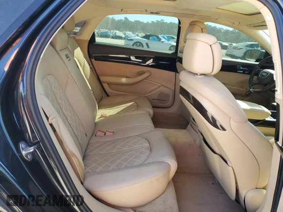 2016 Audi A8 L 4.0T Sport with VIN WAU43AFD2GN005588, listed as a Copart auction lot 76934794 with 133,813 mi miles and Salvage Title. Bid and sale history available at carsss.com. Image 11.