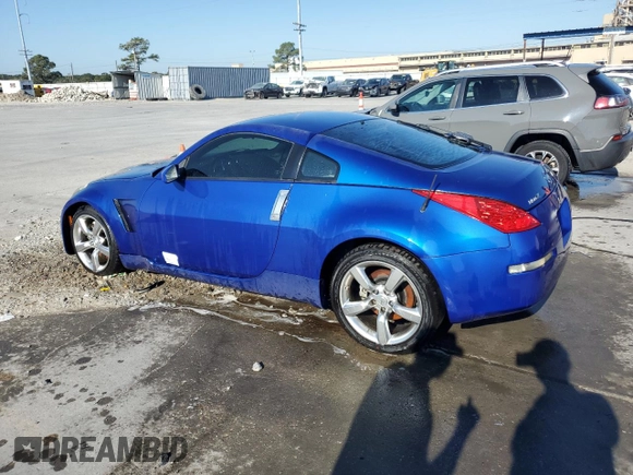 2007 Nissan 350Z with VIN JN1BZ34D27M506173, listed as a Copart auction lot 77497444 with 75,005 mi miles and Non Repairable. Bid and sale history available at DreamBid. Image 2.