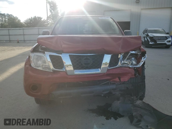 2014 Nissan Frontier SV with VIN 1N6AD0ERXEN750139, listed as a Copart auction lot 43725155 with 35,023 mi miles and Salvage Title. Bid and sale history available at DreamBid. Image 5.