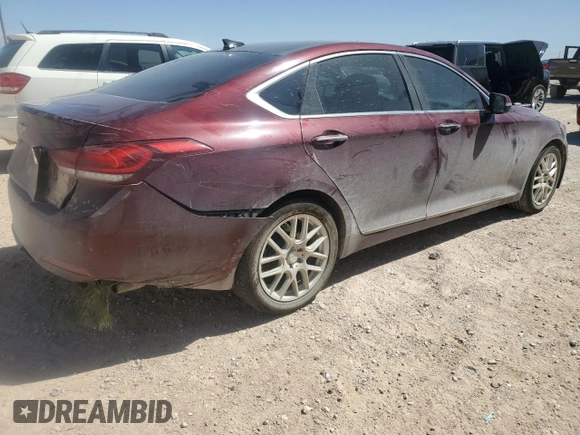 2015 Hyundai Genesis 5.0L with VIN KMHGN4JF4FU045739, listed as a Copart auction lot 61482474 with 117,558 mi miles and Salvage Title. Bid and sale history available at carsss.com. Image 3.