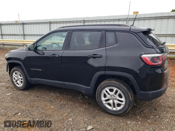 2017 Jeep Compass Sport z VIN 3C4NJDAB8HT647349, wystawiony jako Copart lot #56523595 z przebiegiem 86 728 mil mil oraz Szkoda całkowita • Salvage title. Historia ofert i sprzedaży dostępna na DreamBid. Obrazek 2.