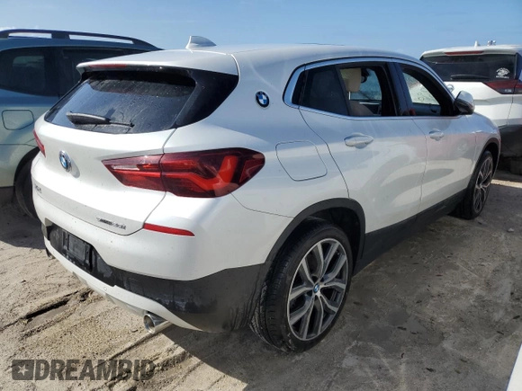 2021 BMW X2 sDrive28i with VIN WBXYH9C08M5S77485, listed as a Copart auction lot 76514664 with 0 mi miles and Non Repairable. Bid and sale history available at carsss.com. Image 3.