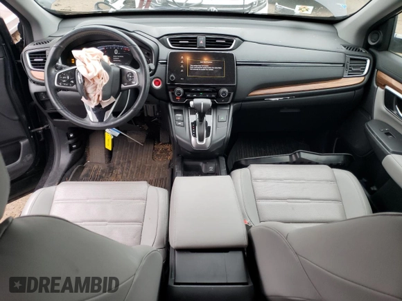 2019 Honda CR-V EX-L with VIN 5J6RW2H88KL028216, listed as a Copart auction lot 46214473 with 23,371 mi miles and . Bid and sale history available at DreamBid. Image 8.