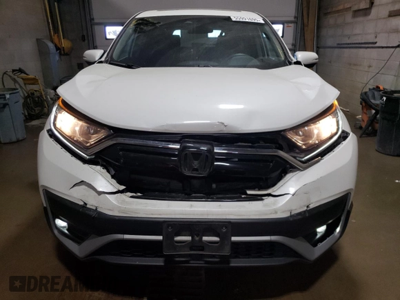 2020 Honda CR-V EX with VIN 2HKRW2H53LH651731, listed as a Copart auction lot 55991695 with 90,450 mi miles and Salvage Title. Bid and sale history available at DreamBid. Image 5.