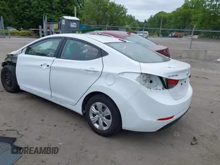 2016 Hyundai Elantra SE with VIN 5NPDH4AE1GH742724, listed as a IAAI auction lot 42292433 with 47,017 mi miles and . Bid and sale history available at DreamBid. Image 3.