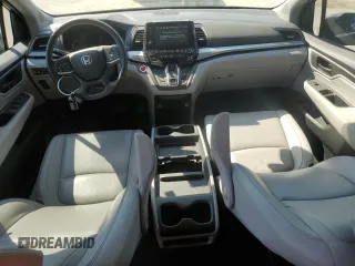 2022 Honda Odyssey EX-L with VIN 5FNRL6H73NB021145, listed as a Copart auction lot 46609265 with 31,493 mi miles and Salvage Title. Bid and sale history available at DreamBid. Image 8.