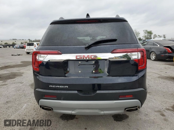2021 GMC Acadia SLT with VIN 1GKKNMLS8MZ176038, listed as a Copart auction lot 48454145 with 86,822 mi miles and Salvage Title. Bid and sale history available at carsss.com. Image 6.